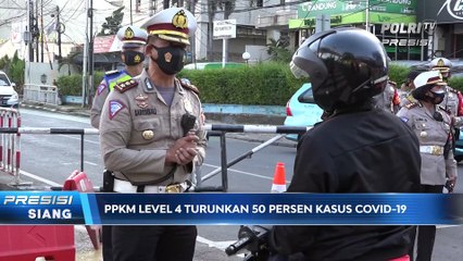 PPKM Level 4 Turunkan Kasus Covid-19 Harian 50 Persen