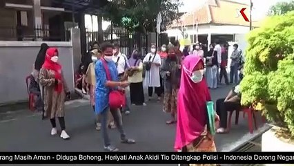 Beras Bantuan PPKM Dibagikan di Kota Semarang