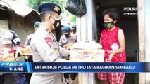 Satbrimob Polda Metro Jaya Bagikan Bansos