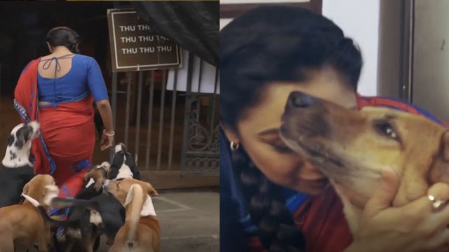 Anupama के सेट पर Rupali Ganguly ने कुत्तो के साथ की मस्ती, video हुआ Viral | FilmiBeat