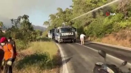 Son dakika haberi... TOMA'lar orman yangınlarının söndürülmesinde görev alıyor