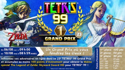 Tetris 99 - 23ème Grand Prix The Legend of Zelda Skyward Sword