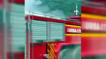 Kazaya karışan tır çekiciyle kaldırıldığı sırada alevlere teslim oldu