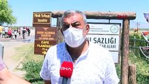 Kayseri'de kuraklık nedeniyle Yay Gölü kurudu