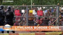 EU pledges aid to Lithuania as migrants pour in from Belarus