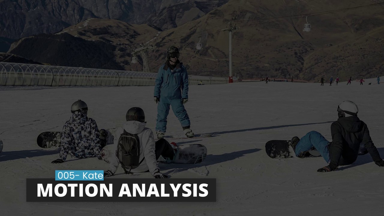 Kate - Motion Analysis [005] - Snowboard Instructor Tool