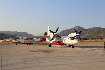 Orman yangınlarına etkin müdahale için Ukrayna'nın 2 uçağı da destek veriyor