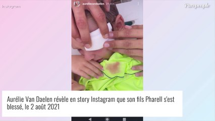 Aurélie Van Daelen : Son fils Pharell aux urgences, "coulée de sang" et photo de sa blessure