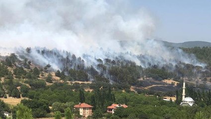 Antalya, Muğla ve Isparta'da mücadele devam ederken yangın Uşak'a da sıçradı