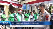 Bakti Sosial Polres Brebes Kepada Komunitas Ojek Online