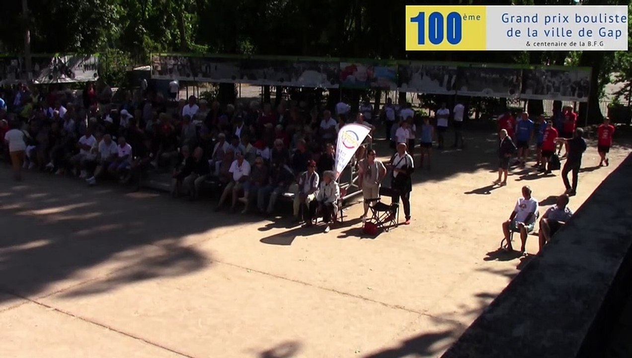 Présentation des finales, 100ème édition du Grand Prix Bouliste International, Gap 2021