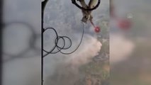 Milas, Bodrum ve Kavaklıdere'deki orman yangınlarına havadan ve karadan müdahale sürüyor (3)