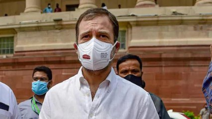 Rahul leads bicycle rally to Parliament over fuel price