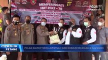 Polda Kalimantan Timur Terima Bantuan dari Komunitas Harley Davidson