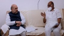 NCP chief Sharad Pawar meets Amit Shah