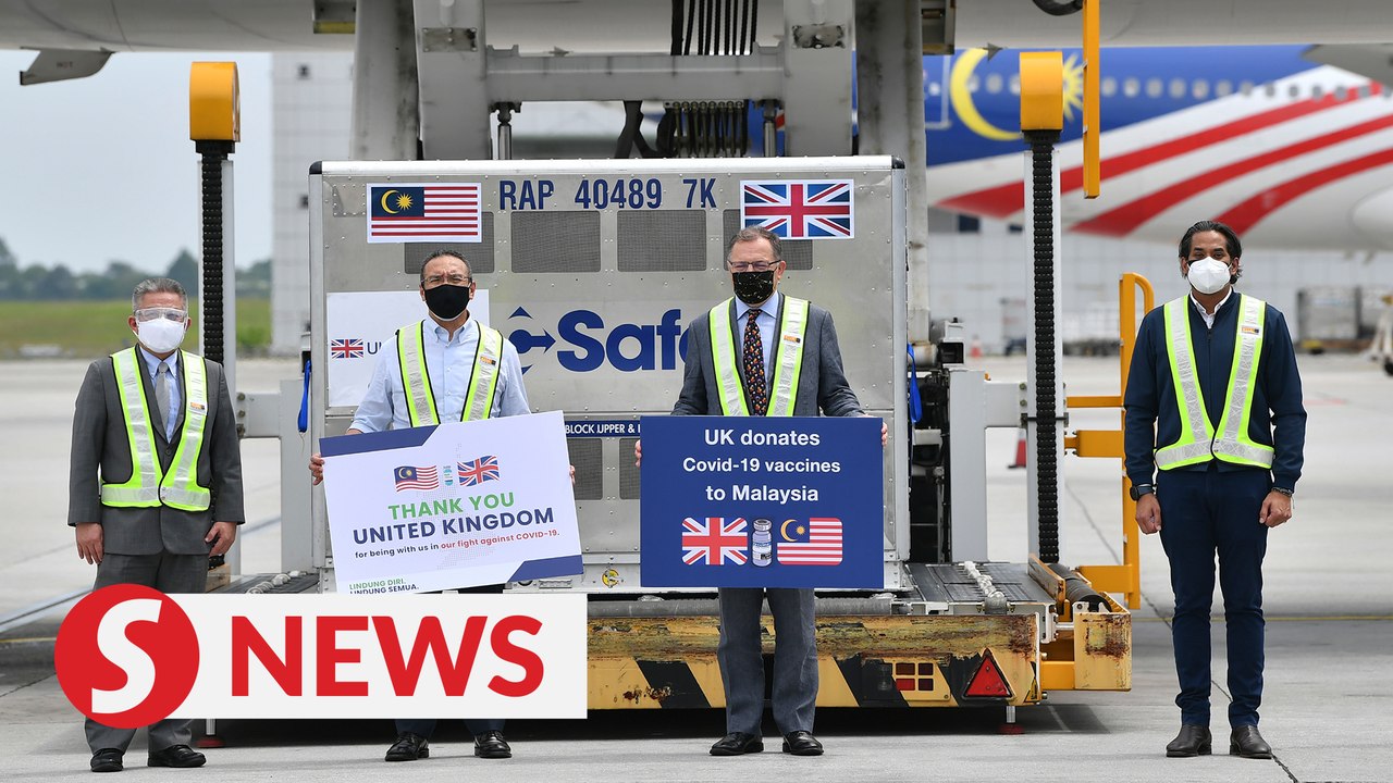 Malaysia receives 415,000 doses of AstraZeneca vaccine contributed by UK