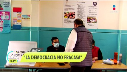 López Obrador respecto a la consulta ciudadana: "La democracia no fracasa"