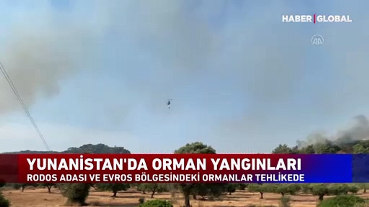 İki ülke diken üstünde! Türkiye-Yunanistan sınırında yangın