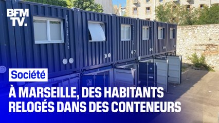 Descargar video: À Marseille, des habitants sont relogés dans des conteneurs insalubres