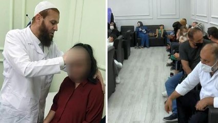 Kendisini şifacı olarak tanıtan Mala Ali Kürdistani'nin ofisine baskın! "Dayaklı tedavi" kuyruğunda 50 kişi bekliyordu