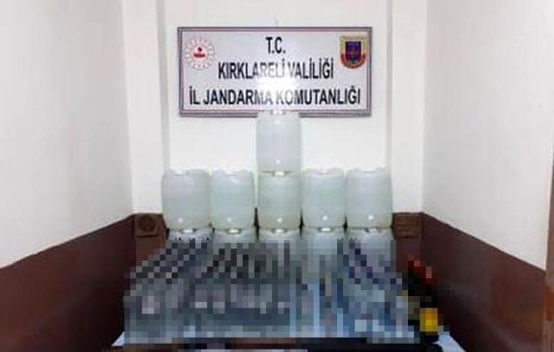 Son dakika haberleri! Kırklareli merkezli üç ilde sahte içki operasyonu: 1 ton 152 litre sahte içki ele geçirildi