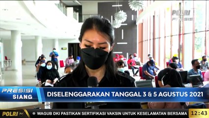 Live Report Vaksinasi RW 14 JGC Cakung, Target 600 Orang Sehari