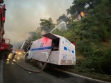 Son dakika haberi: İstanbul Emniyet Müdürlüğü yangın bölgelerine 20 TOMA gönderdi
