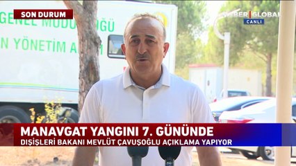 Bakan Çavuşoğlu, yangınlarda son durumu açıkladı: Bugün ve yarın kritik