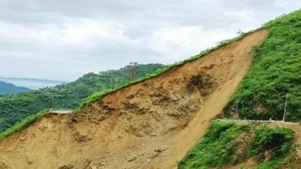 Landslide hits Himachal's Sirmaur district once again