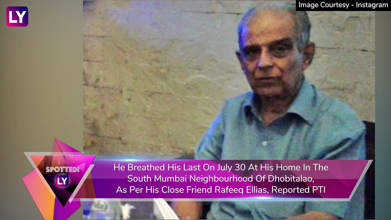 Rashid Irani, Film Critic Dies At 74, Karan Johar Pays Tribute; Kalyani Menon, Popular Singer Dies At 80