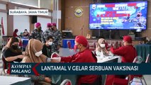 TNI AL Lantamal V Gelar Vaksinasi Dosis Dua bagi Masyarakat Maritim di Surabaya