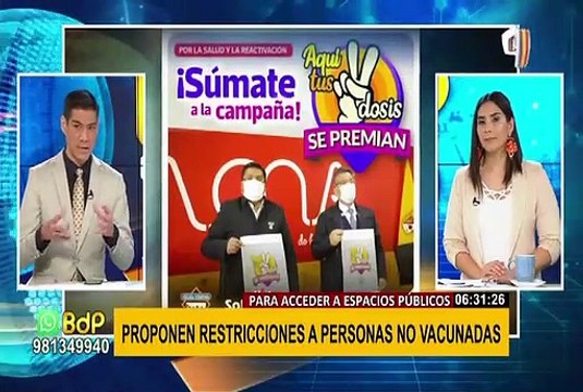 ¡Ejemplo a seguir! Tacna premia a vacunados con dos dosis contra la covid-19