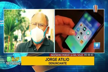 Estafan a ingeniero con el cuento de la “encomienda” y le roban 16 mil soles
