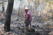 Bodrum'daki orman yangınını söndürmek için herkes seferber oldu - Gazetecilerin zor anları