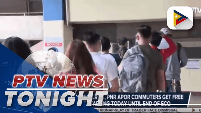 Vaccinated MRT-3, LRT-2, PNR APOR commuters get free train rides starting today until end of ECQ