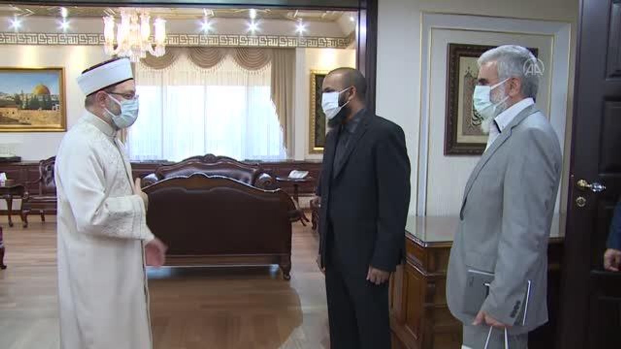 Son dakika haberi | Diyanet İşleri Başkanı Erbaş, Maldivler Din İşleri Bakanı Cemal ile görüştü