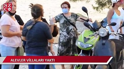 Tatilciler şokta, alevler yaka yaka termik santrallere ilerliyor, Gökova koyları yanıyor