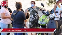 Tatilciler şokta, alevler yaka yaka termik santrallere ilerliyor, Gökova koyları yanıyor