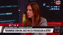 María Eugenia Vidal respaldó a Fernando Iglesias tras los ataques misóginos contra Florencia Peña