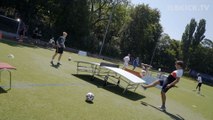 Teqball-Premiere in Hamburg: Aufstrebende Sportart debütiert an der Alster