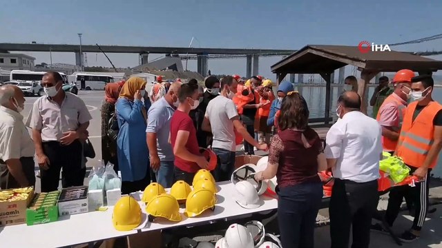 AK Parti teşkilatları, 1915 Çanakkale Köprüsü’nü inceledi