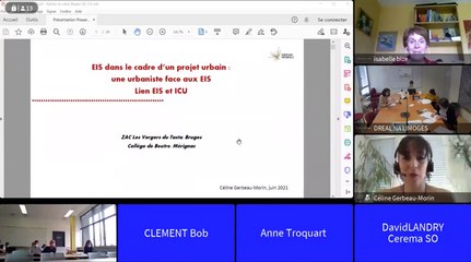 Webinaire "ÉcoQuartier" du 25 juin 2021 – Intervention de Céline Gerbeau-Morin