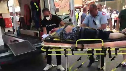 - Geri geri giderken yaşlı kadını hastanelik etti