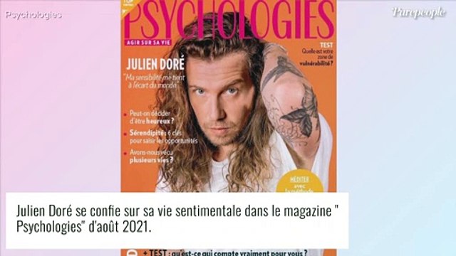 Julien Doré en couple et amoureux : Je suis dans une relation plus apaisée , rares confidences