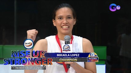 Volleyball Skills Showdown Finals: EAC's Yvonne Reyes vs CSJL's Mikaela Lopez | Rise Up Stronger