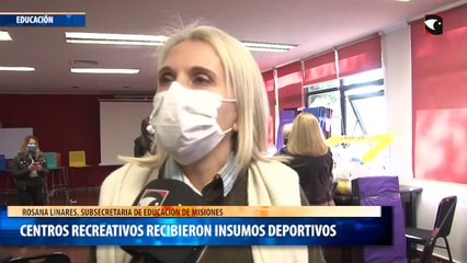 Download Video: Centros recreativos recibieron insumos deportivos