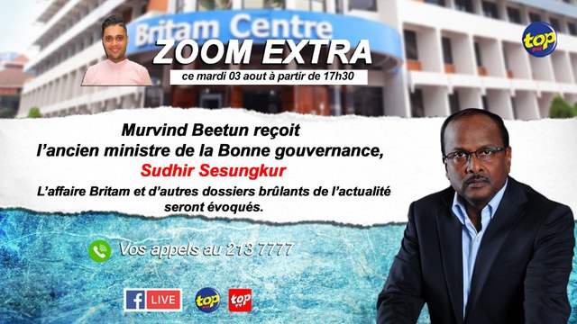 Zoom Extra : Murvind Beetun reçoit l’ancien ministre de la Bonne gouvernance, Sudhir Sesungkur.