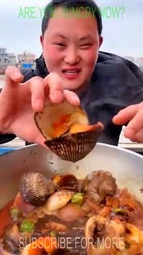 SPICY SEAFOOD BOIL | SQUID OCTOPUS LOBSTER EATING SOUNDS | ASMR MUKBANG | أصوات الأخطبوط الحبار #1