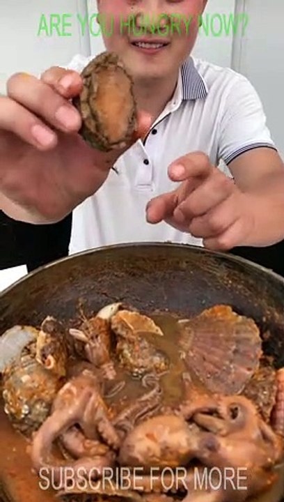 SPICY SEAFOOD BOIL |  SQUID OCTOPUS LOBSTER EATING SOUNDS | ASMR MUKBANG |  أصوات الأخطبوط الحبار #8