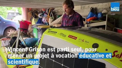 Le Rennais Vincent Grison rentre de son expédition au Groenland